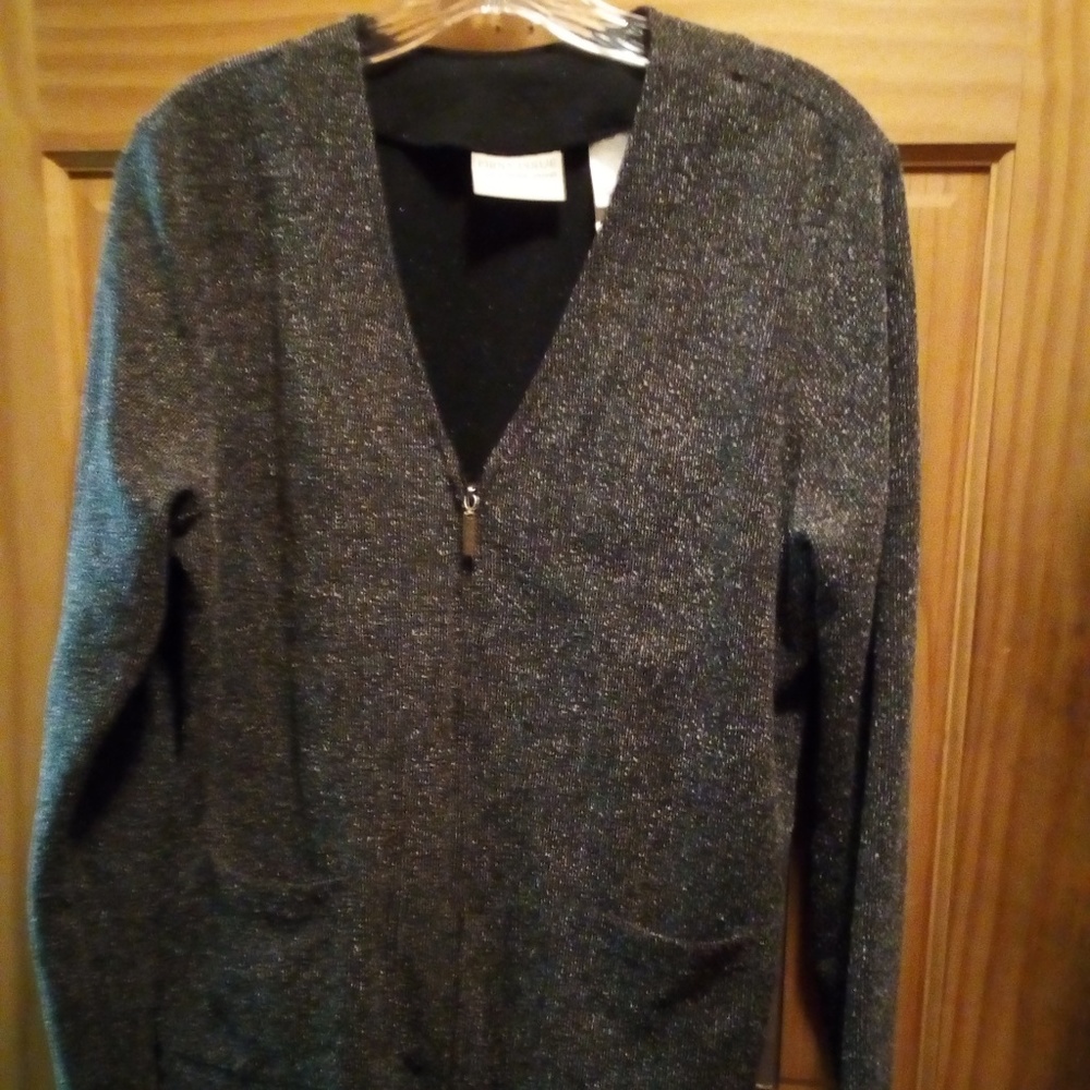 First Issue (Liz Caliborne) Blazer Salt & Pepper L